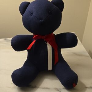 Ralph Lauren NWOT Blue and Red Plush Teddy Bear